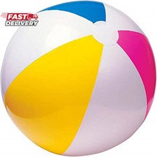 INTEX 24" Inflatable Paradise Panel Colorful Beach Ball - Set of 2 59032EP