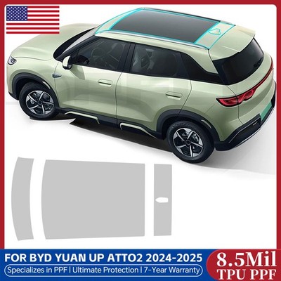 For BYD ATTO2 2024-UP Sunroof Precut Paint Protection Film Gloss Clear PPF TPU