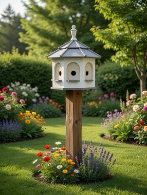 Large Birdhouse | 8 rooms  | Poly | Made in USA by the Amish