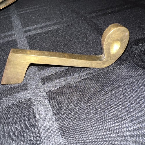 Vtg Brass Musical Note Paperweight Heavy Desk Home Decor Brass - 第 4/4 張圖片