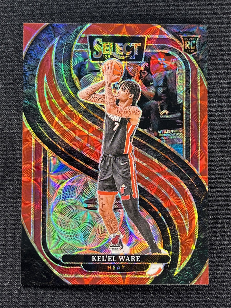 2024-25 Panini Select Kel'El Ware #191 Premier Level Red Scope Prizm RC /249