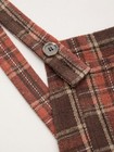 Cider Plaid Tartan Pleated Jumpsuit Overalls XS New With Tags Vintage Look — photo 4
