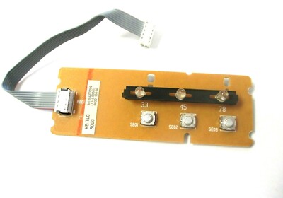 DUAL 5000 TURNTABLE SPEED CONTROL SWITCH COMPLETE WITH PC B WIRES LED & PANEL
