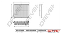 Dr!ve+ DP1110.10.0624 Luftfilter FÜR Chevrolet Suzuki