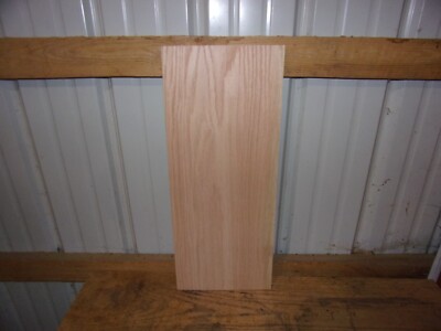 1 PC RED OAK WOOD KILN DRIED 24 1/4''X 10''X 3/4'' LOT 2302V WIDE BOARD LUMBER FLAT