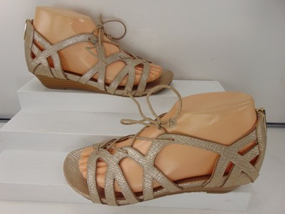 kenneth cole gold sandals