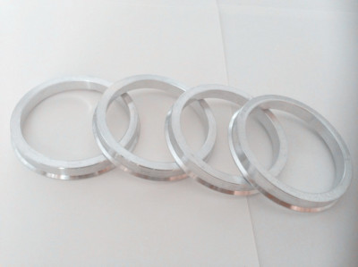 A set of 4pcs Aluminum HUB CENTRIC HUBCENTRIC RING RINGS ID 57.1mm