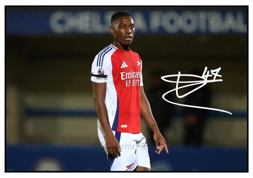 10916. Khayon Edwards Signed Pictures (A4 Prints) Arsenal Leyton Orient