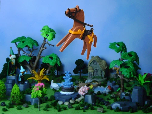 Playmobil 3666 Castle Parts HORSE & ACCESSORIES Kings Medieval Knights Vintage