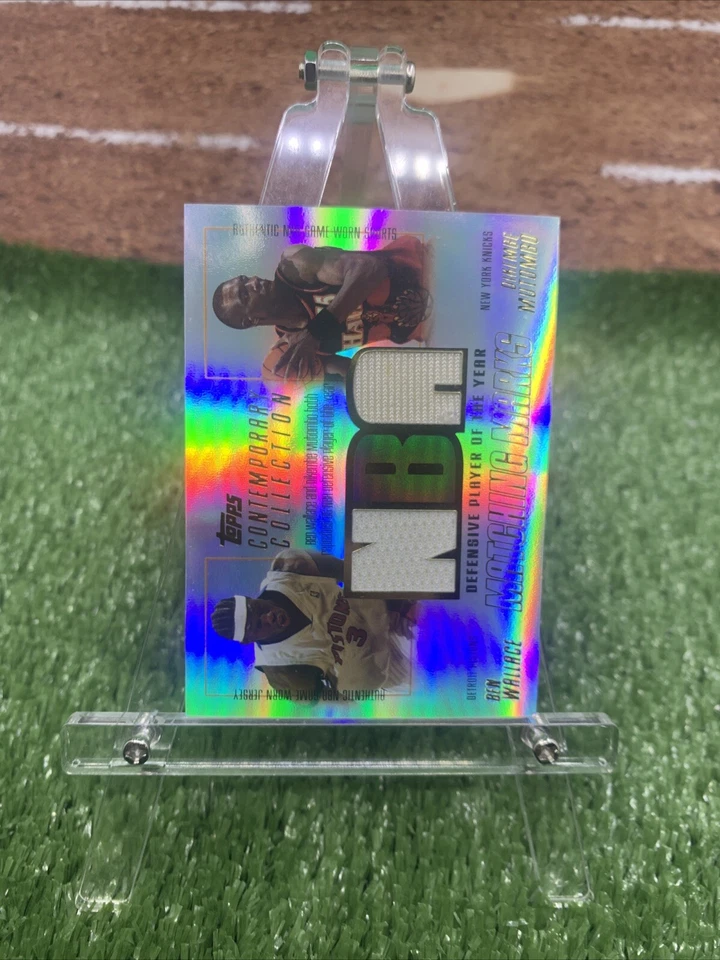 2003-04 TOPPS COLECCIÓN CONTEMPORÁNEA DIKEMBE MUTOMBO BEN WALLACE JUEGO DOBLE USADO Foto 3 de 4