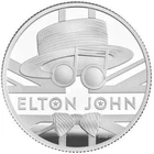 Great Britain UK 2020 £1 ELTON JOHN MUSIC LEGENDS 1/2oz Silver Proof Coin RARE