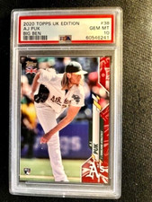 A J Puk 2020 Topps Baseball UK Edition Big Ben RC #67/99 PSA 10 - A's