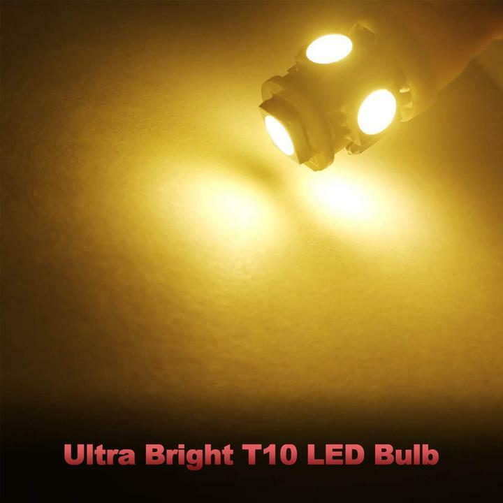 10 pack T10,T15 Wedge Bulb warm white LED for Malibu 12V AC/DC ...