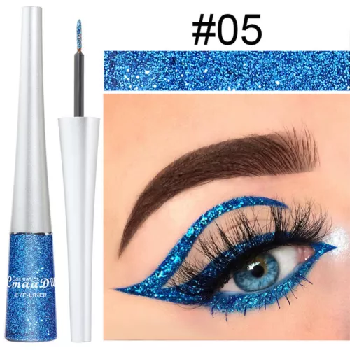 Matita eyeliner colorata 24 ore liquido alto pigmento lunga durata eye liner penna gel - Foto 101 di 110
