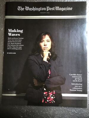 The Washington Post Magazine - Feb. 6, 2022 -  MAKING WAVES
