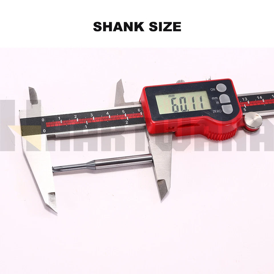 3PCS SINGLE PITCH THREAD  M6X1.0 D4.85X20XD6X60X4T MILL - TiALN For 60 Degrees - Image 3 of 4