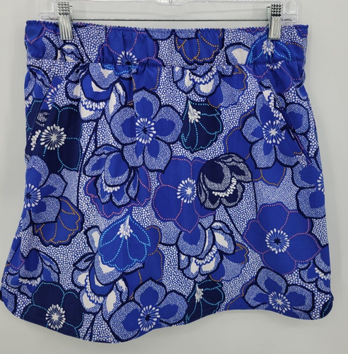 Talbots Skorts Damen mittelblau ditsy Blumen Shorts mit Rock Activewear Tennis