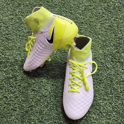Nike Jr. Magista Obra II Fg Kids Soccer Shoes White-Volt-Black | eBay