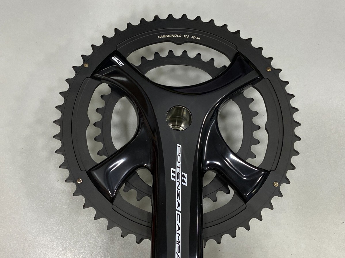 Campagnolo POTENZA コンポーネント ブラック ミディアム Campagnolo Potenza (HO) 11Speed Crankset (Black) | eBay