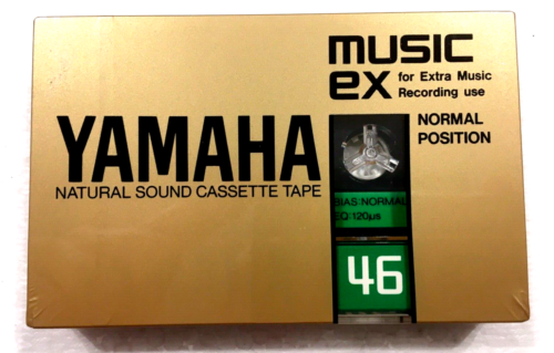 Yamaha Music EX 46 Audiokassette leeres Band versiegelt Made in Japan Typ I - Bild 1 von 2