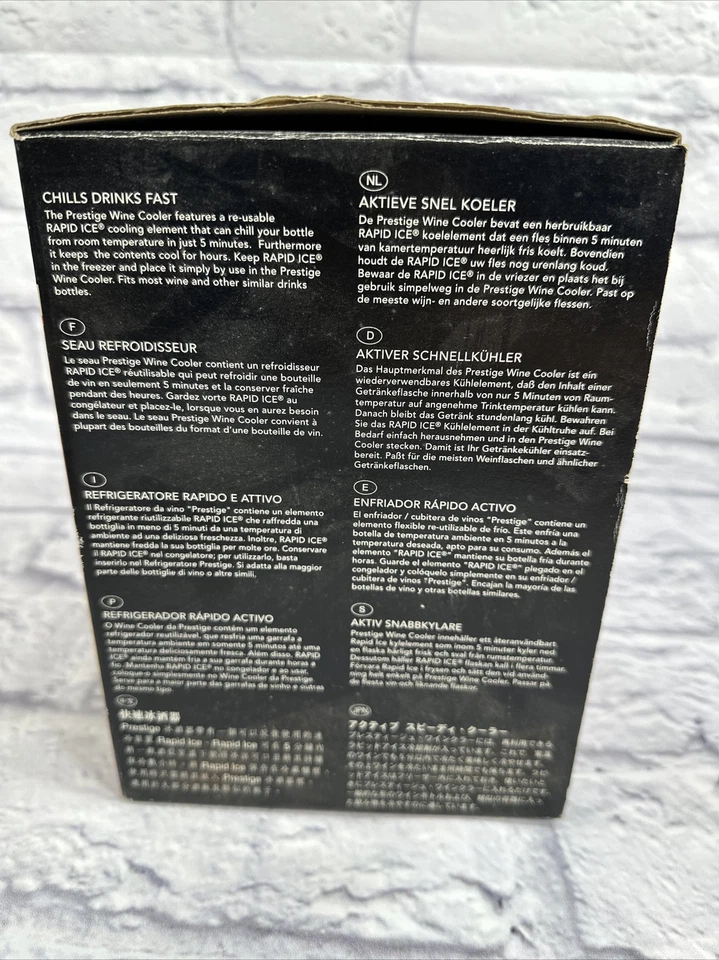 Botella de hielo rápida enfriador de vino enfriamiento rápido enfriador activo manga irrompible. Foto 4 de 4