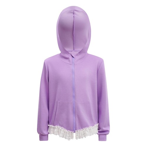 Kids Girls Outerwear Age 4-16 Sweatshirt Cycling Hoodie Running Coat Yoga Ball - Picture 6 of 52