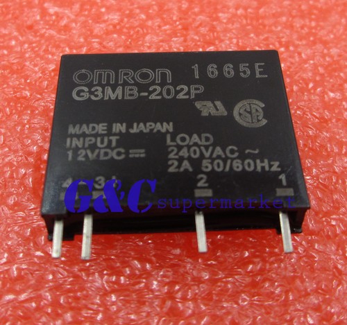 2PCS G3MB-202P DC-AC PCB SSR in 12V DC AC 2A Out 240V modulo relè stato solido - Foto 1 di 1