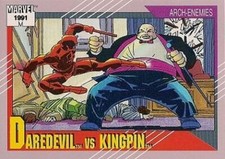 #126 Daredevil vs. Kingpin - Impel Marvel Universe Serie II 1991