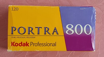 5x Kodak Portra 800 - Farbfilm - 120er Mittelformat Rollfilm - MHD 2019