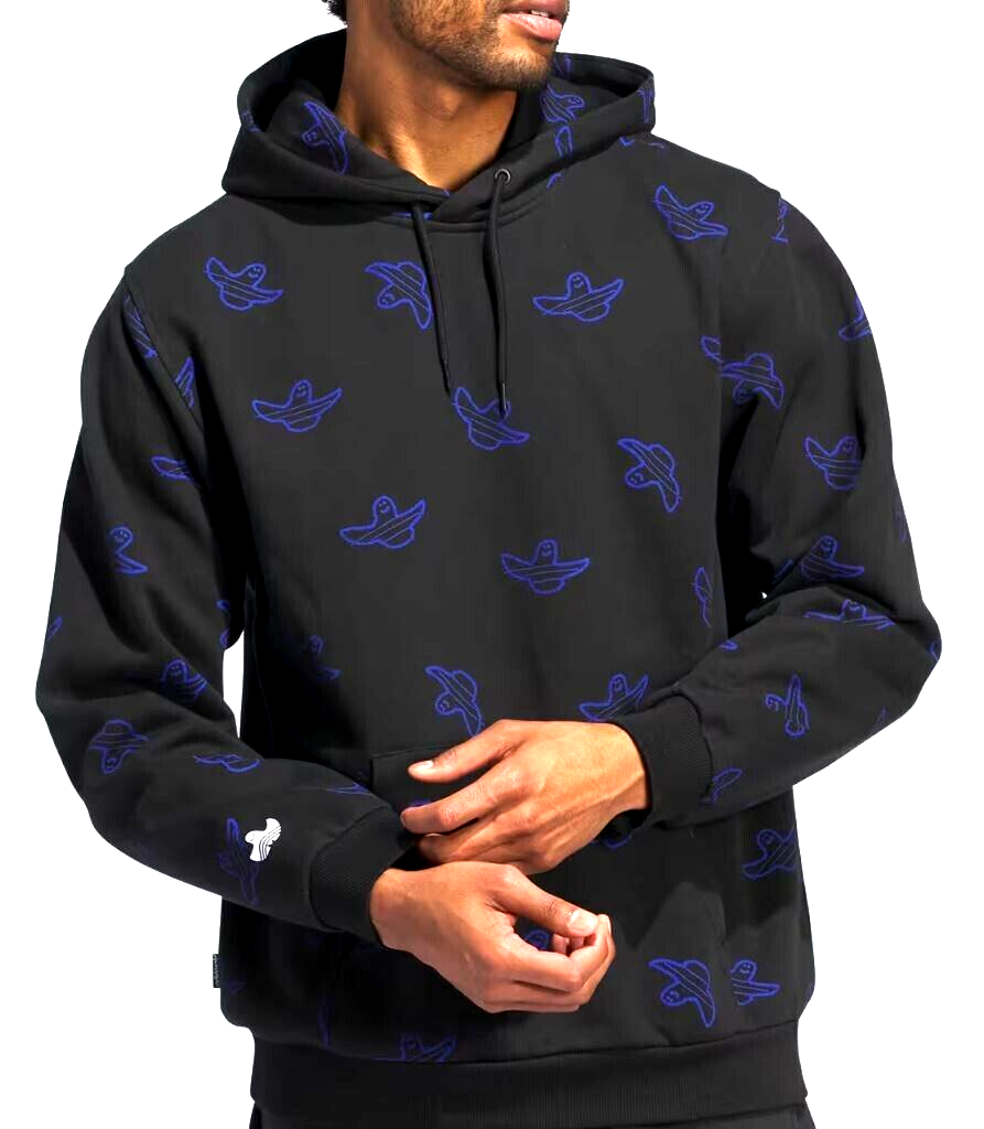 NEW MENS ADIDAS ORIGINALS SHMOO TREFOIL HOODIE ~SIZE MEDIUM