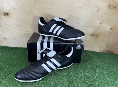 Adidas Copa Mundial FG 015110 Leather Elit Black boots Cleats mens