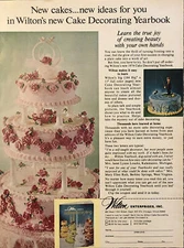 1974 Wilton Cake Decorating Yearbook PRINT AD Mail Offer Advertisement VTG 1970s