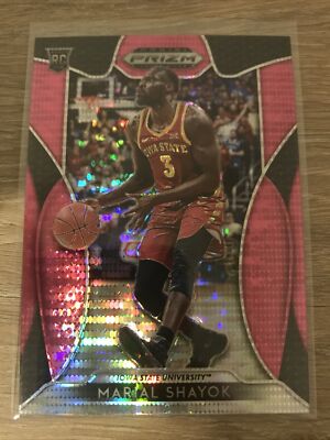Mint Marial Shayok 2019-20 Panini Prizm Draft Picks Pink Pulsar