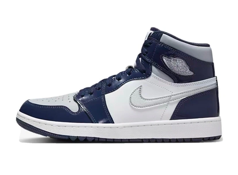 Nike Jordan 1 Golf High Patent Midnight Navy Size 12 🔥 | eBay