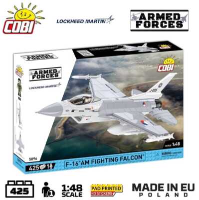 F-16 AM Fighting Falcon Flugzeug Ziegelmodell - COBI 5896 - 425 Steine