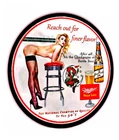 Miller High Life Sexy Woman Sticker Decal Sign Vintage Replica Milwaukee Beer