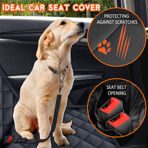 Dog Car Seat Cover, Back Seat Cover for Dogs Pet Car Seat Protector Waterproof B - Picture 5 of 7
