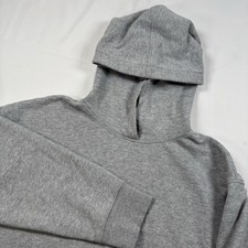 Zara Women's Grey Cropped Long Sleeve Large Hoodie