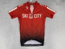 Pactimo Cycling Jersey Womens XS Red Black Sk...