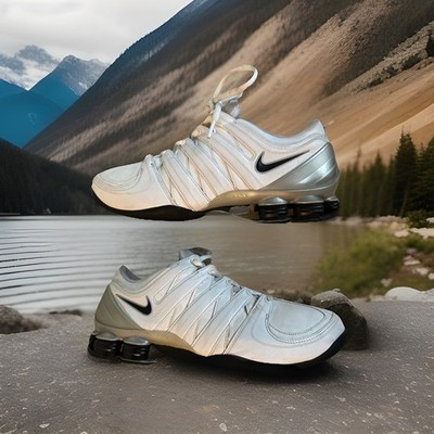 Vintage Nike NZ Shox 313764-102 Women s Size 9 Training White Athletic Sneakers