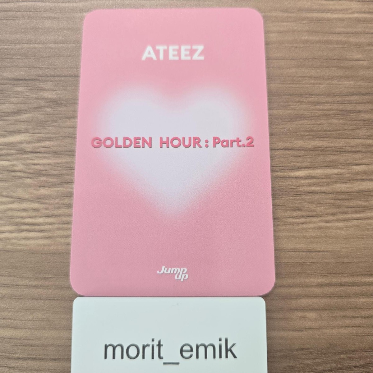 HONGJOONG ATEEZ Jump up 2.0 POB Photo card GOLDEN HOUR