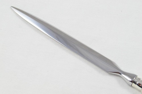 Antique Birmingham Solid Silver Handle Letter Opener Beaulieu Pattern 1888 - Picture 5 of 6