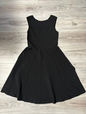 Black HOBBS Pleated Skater Dress – Size UK 12 / EU 40
