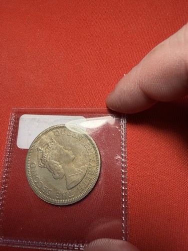 1960 British Seychelles rupee, Elizabeth II, mint: 60,000, UNC, KM-13 (SE6)