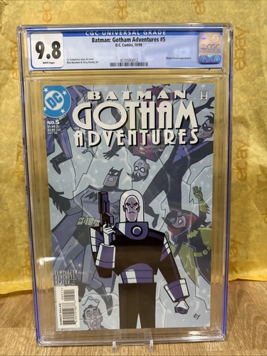 BATMAN: GOTHAM ADVENTURES #5 (1998) Graded Comic Cgc 9.8 White Pages Freeze