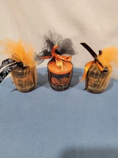 NEW SEALED 3 YANKEE CANDLE Total TRICK or TREAT & WITCHES BREW 1.75 VOTIVE RARE