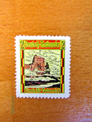 Reklamemarke   ''Deutsch Nationaler Verein für Österreich''