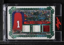2021 Leaf Art of Hockey Paint by Numbers Relics Emerald 3/3 Roberto Luongo y0t