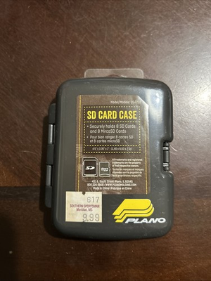 #ad #ad Plano SD Card Holder 358210 Holds 8 mini and 8 standard $9.80