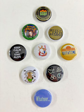 Random Variety Pack 12 : Button Magnets 1 Inch, 9 pack